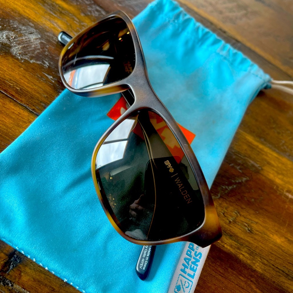 SPY Unisex Walden Tortoise Polarized Sunglasses